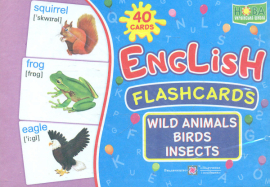 English flash cards. Wild animals,birds ( ,..) 